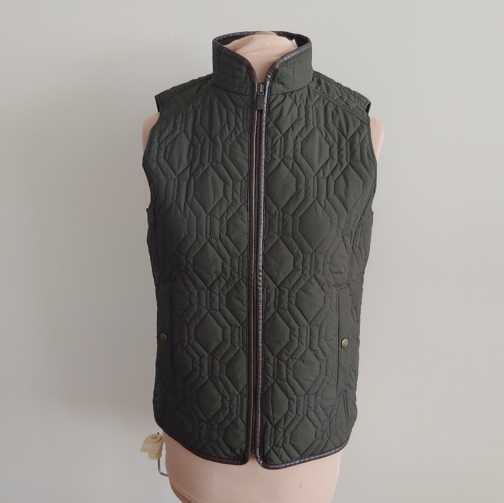 Vest Lands’ End Like New Loden Green Women's M